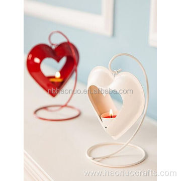 Heart shape made candle holder For Rest Room